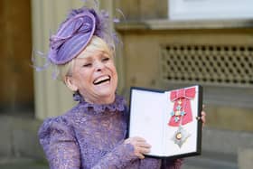Barbara Windsor after she was made a Dame Commander of the order of the British Empire by Queen Elizabeth II during an Investiture ceremony at Buckingham Palace, London. The much-loved entertainer, best known for her roles in EastEnders and the Carry On films, has died aged 83.