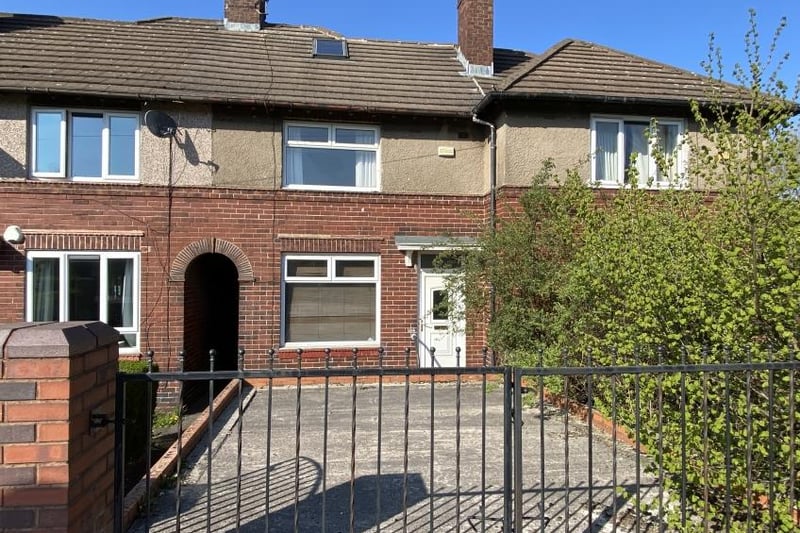 This terraced house in Longley Avenue West, Shirecliffe sold for £41,000 above the guide price.