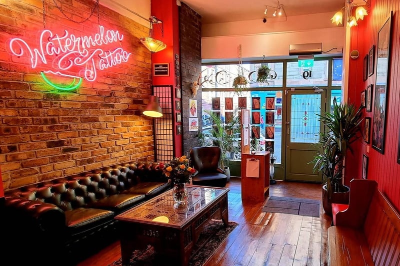 Watermelon Tattoo on Easter Road "offer bespoke tattoos in a friendly, warm and inviting space" and say their "main priority is that you are 100 per cent happy with the design" - and our readers think this place does just that.