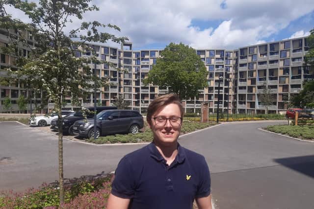Matthew Brown, a 25-year-old software developer, moved into his flat at Park Hill in July 2022 with his partner Eleanor Hyde and their dog Trevor