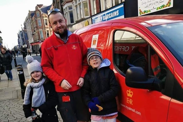 Natasha Rowell: My lovely husband, a postie in South Shields. He works really hard so his family can stay safe at home.