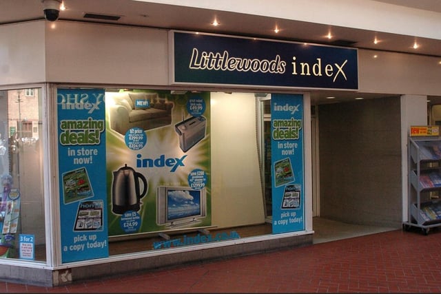 Littlewoods Index Store, Orchard  Square, is destined for closure in April 2005 