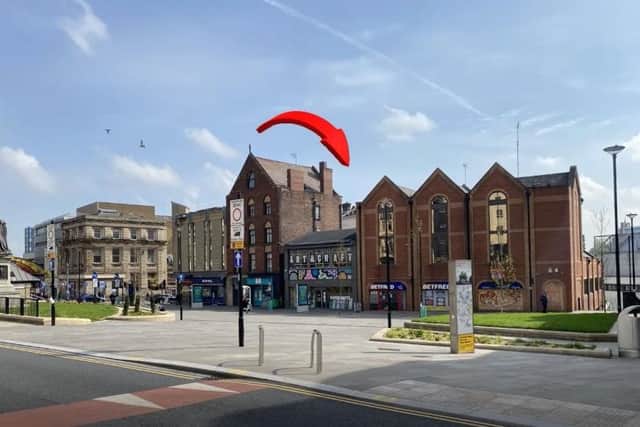 This 'interesting city centre development opportunity with lapsed planning' has a guide price of £30,000.