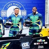 Former Sheffield Hallam student Ashley Watson (second from right) and his Jamaica team-mates.