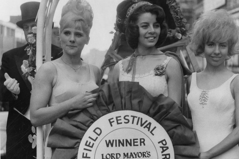 Winning float for the Lord Mayor's trophy in the Sheffield Festival Parade, 1965 (Picture Sheffield ref no S40640)