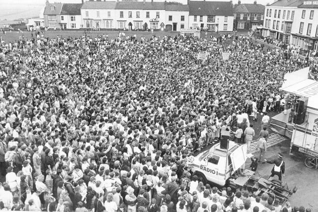 The Radio 1 Roadshow attracted a huge crowd on Seaton Green back in 1985. When we asked for your memories 32 years later, it attracted the interest of 26,000 people.