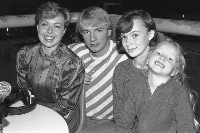 World ice dance champions Torville and Dean made it a day to remember for Elizabeth Hall, 6, in 1983 when the stars made a brief visit to Sunderland that year. Also pictured is Melanie Chalder, 14, at the Crowtree Leisure Centre.