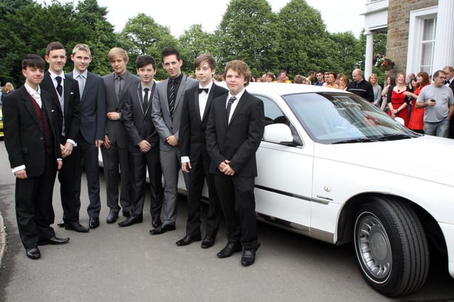 NDET 26-6-12 MC 20
Netherthorpe Year 11 pupils arrive in style at their prom on Tuesday evening at Ringwood Hall - Ryan Sainty, Sam Fowler, Sam Rawson, Joshua wickins, Sam Booth, Alexander Smithurst, Christopher Reaney and Alexander Cornell.