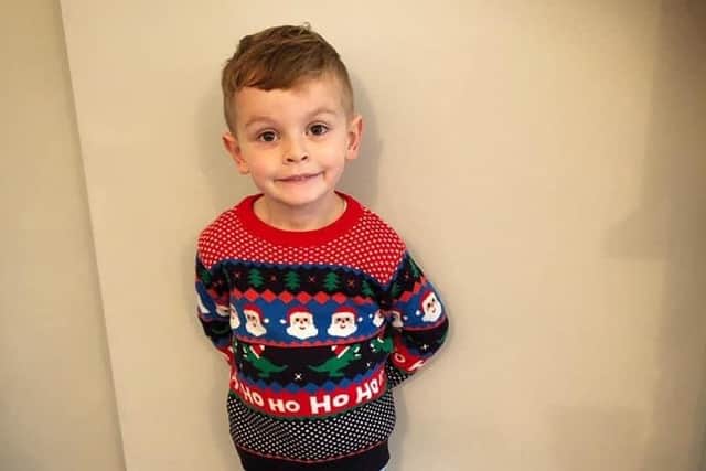 Today Alfie is healthy and happy, and ready to celebrate Christmas with his family