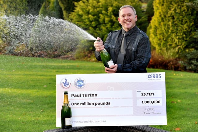 Amateur astronomer Paul Turton of Sheffield won £1 million on the Euromillions millionaire raffle in November 2011.The supermarket worker who lived with his mum kept his win secret from all his friends and colleagues and intended to buy a new home and visit his sister in Australia