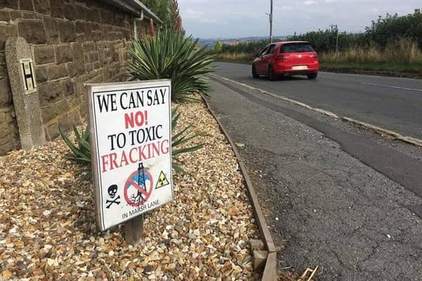 Environmentalists had urged people to join them in their campaign to stop fracking near Marsh Lane village.