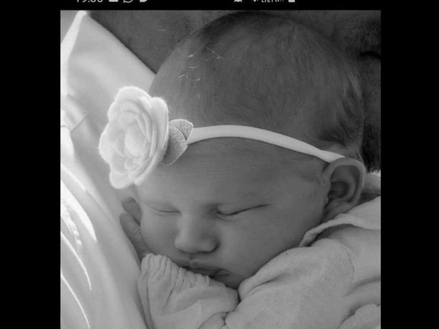 Aliyah May Clarke was born on May 9.