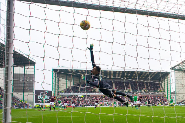 It's a shame such a special goal came in a game where Hibs fans would happily forget all about it. In this eventual 2-1 defeat, Mallan gave his side the lead with a 30-yard effort right in the postage stamp.