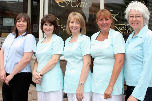 The staff of Chatsworth Hair and Beauty pictured in 2007