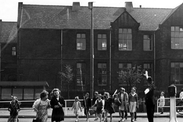 Owler Lane High School (formerly Owler Lane Secondary (Intermediate) School), on Owler Lane, Sheffield, in 1964.