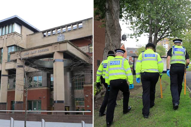 A serial thief has been given a custodial sentence at Sheffield Crown Court, pictured.