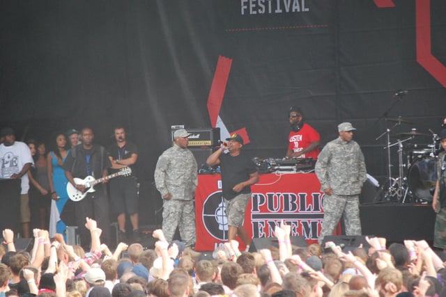 Public Enemy, main stage Devonshire Green, Tramlines, Sheffield urban music festival, July 26, 2014