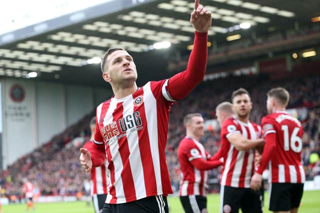Billy Sharp takes his responsibilities seriously after being appointed Sheffield United captain by the Premier League club's manager Chris Wilder: Alistair Langham/Sportimage