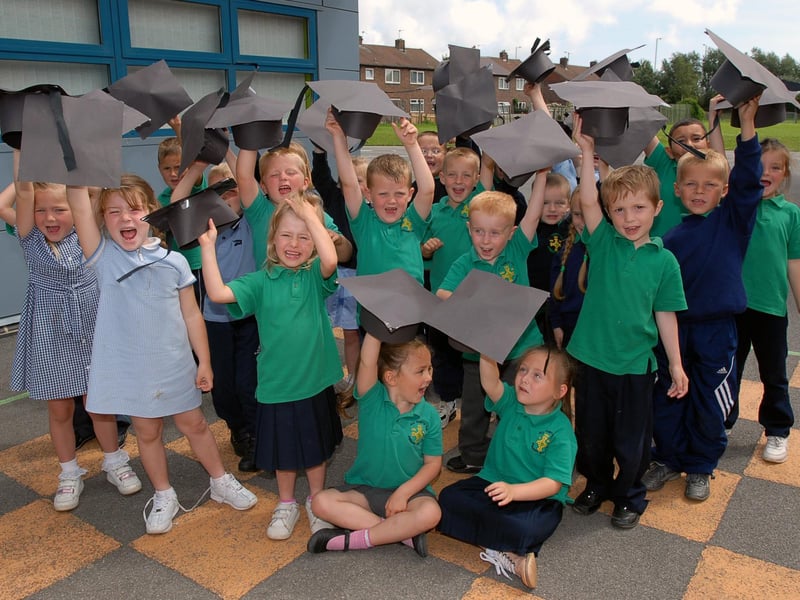 It is 14 years since this photo was taken of the reception class pupils at All Saints Primary School on their graduation from the Foundation stage.