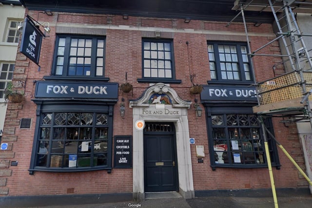 The Fox and Duck in Broomhill is a popular student venue, and has a great beer garden tucked away out back, with covered seating in booths for those who want to stay out of the direct sun. Photo courtesy of Google