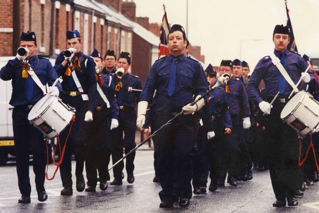 Members of the Boys Brigade on their annual battalion march. Were you pictured in March 1996?