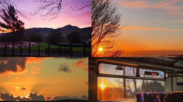 Sunrises across Scotland.