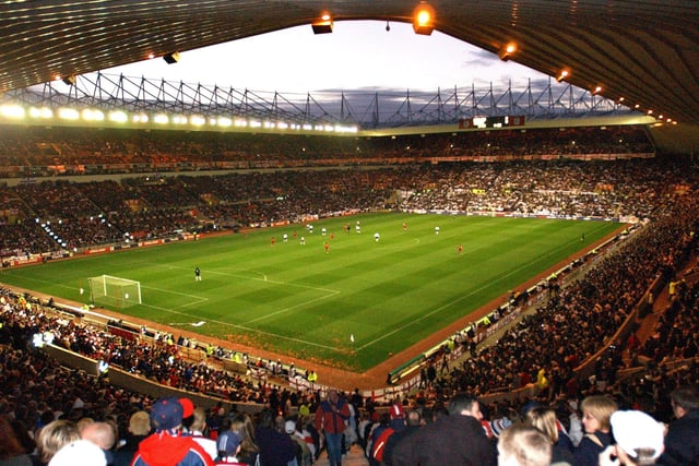 England's game against Turkey was played at the Stadium of Light in 2003. Were you in the crowd?