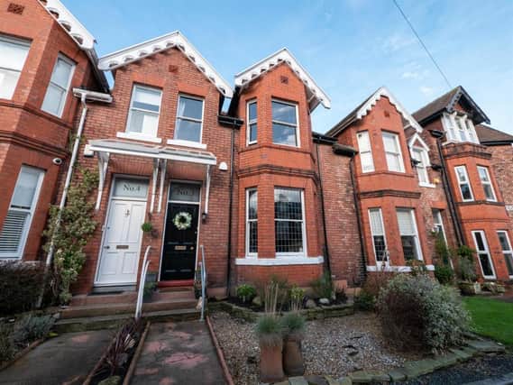 This four bed terraced home is on the market for £315,000.