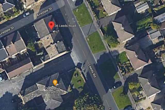 Land at 36 Leeds Road, Eccleshill, Bradford, BD2 3AY, was also seized.