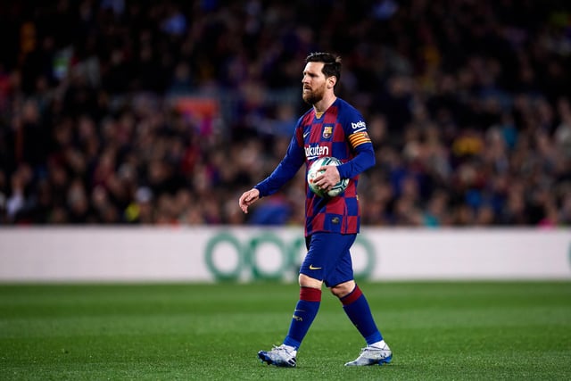 Lionel Messi has hit out at reports from his native Argentina linking him with a move to Inter, branding the stories as "fake news" via his Instagram. (90min). (Photo by Alex Caparros/Getty Images)