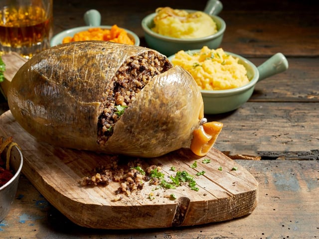 An easy one to start. Is it A) Haggis, B) Clootie Dumpling or C) Mince and Tatties?