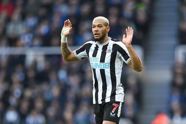 Joelinton is recognised as a combative central midfielder these days, but Newcastle’s best form this season was with the Brazilian playing as a left winger. 
