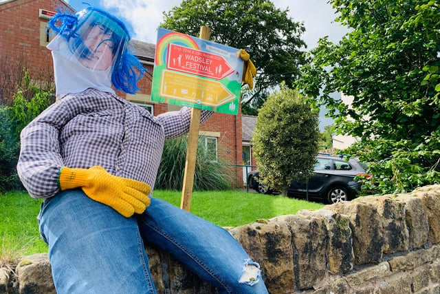 A lot of thought and creativity went into this year's Wadsley Festival scarecrows