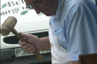 Carpenter Micheal Taylor in 2004.