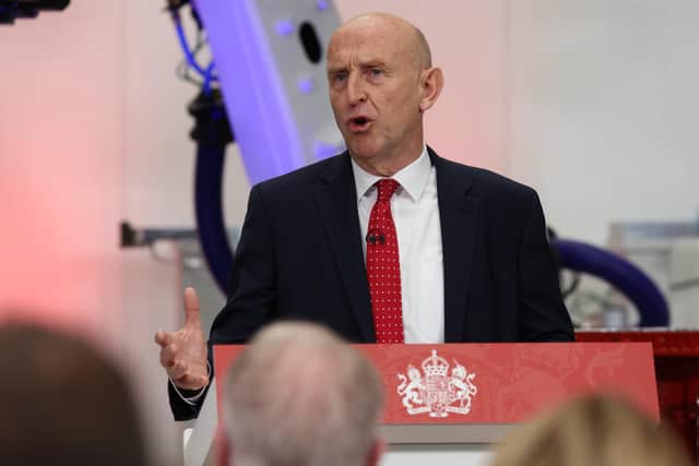 Chancellor of the Exchequer John Healey delivers a speech on economic growth earlier this month. PIC: Betty Laura Zapata/PA Wire