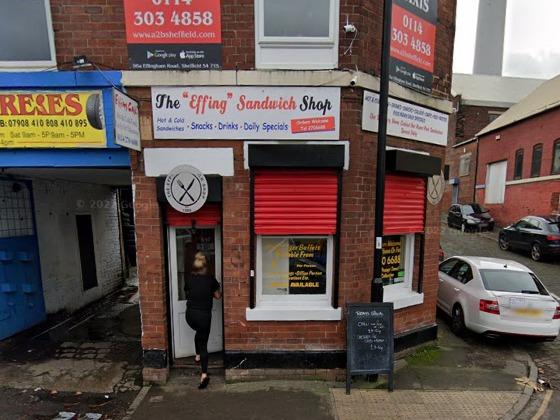 Effingham Sandwich Shop, 96 Effingham Road, Sheffield, S4 7YS. Rating: 4.8/5 (based on 42 Google Reviews). "Excellent food at low prices. Staff give a friendly atmosphere."
