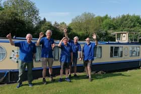 Volunteers from the Ethel Trust Community Barge