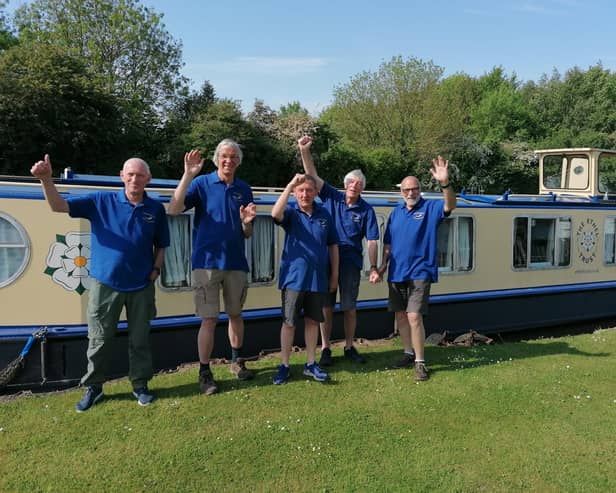 Volunteers from the Ethel Trust Community Barge