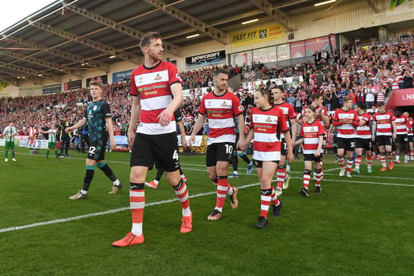 It was great to see the Eco-Power Stadium packed out for Rovers’ play-off semi-final against Crewe. Picture: Andrew Roe/AHPIX LTD