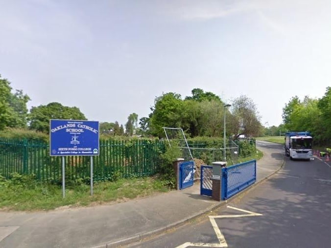Oaklands Catholic School, Waterlooville, is working at an 'expected standard' and 'strong standard' in all areas.
The report was published on June 8, 2026.