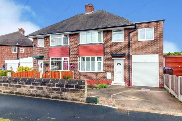 This four bed semi-detached house in Crest Road, Sheffield Lane Top, is for sale at £170,000. The brochure says it is a is a well-maintained and well-loved family home. https://www.zoopla.co.uk/for-sale/details/59441449/