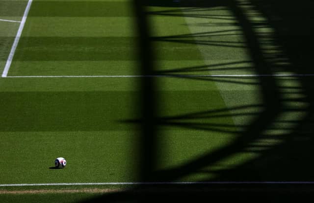 Premier League match ball. (Photo by Julian Finney/Getty Images)