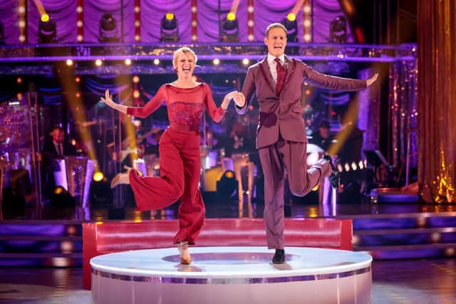 BBC Breakfast presenter Dan Walker has said his Strictly Come Dancing partner Nadiya Bychkova 'might move her family' to Sheffield after being 'blown away' by kindness from residents in the city. (C) BBC - Photographer: Guy Levy