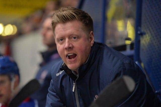Team GB ice hockey coach Pete Russell. Picture: Dean Woolley
