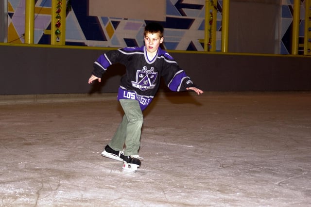 Ice-skating fun at the Doncaster Dome's Ice Caps in 2001