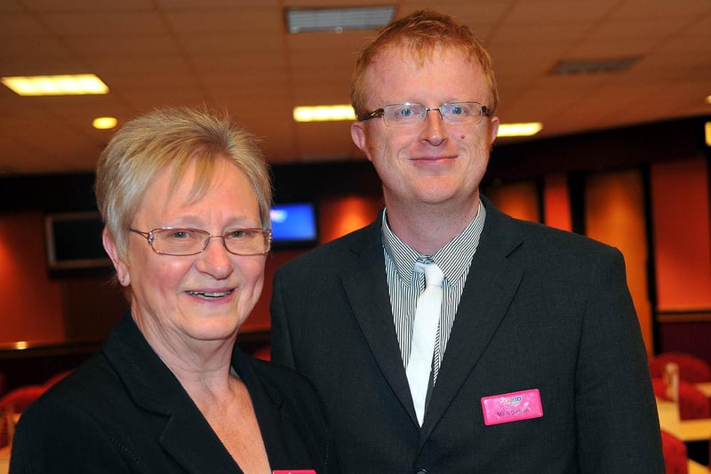 Rita Zipfell and Mark Dadson, operation managers at Mecca Bingo, were in the picture in 2011. Picture by FRANK REID