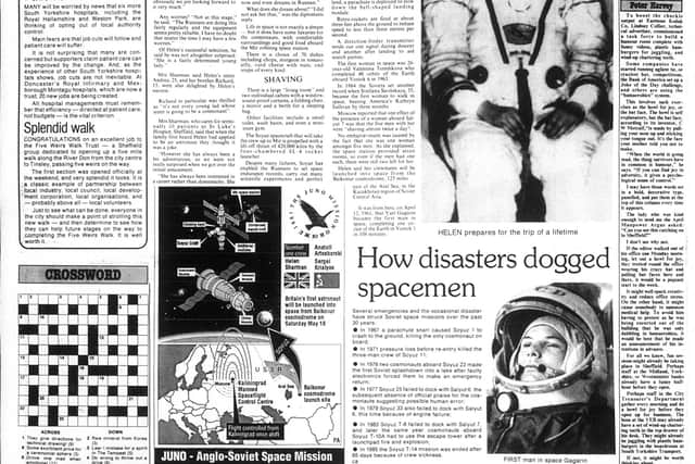 Helen Sharman astronaut
The Star, May 13, 1991