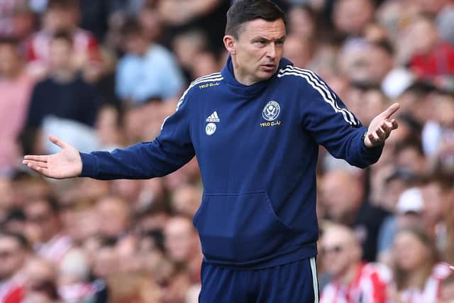 Sheffield United manager Paul Heckingbottom is confused by claims this play-off semi-final is done and dusted after the first leg: Darren Staples / Sportimage