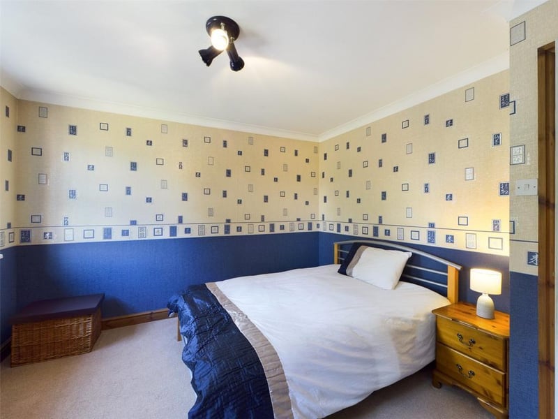 Good sized bedroom two with front elevation