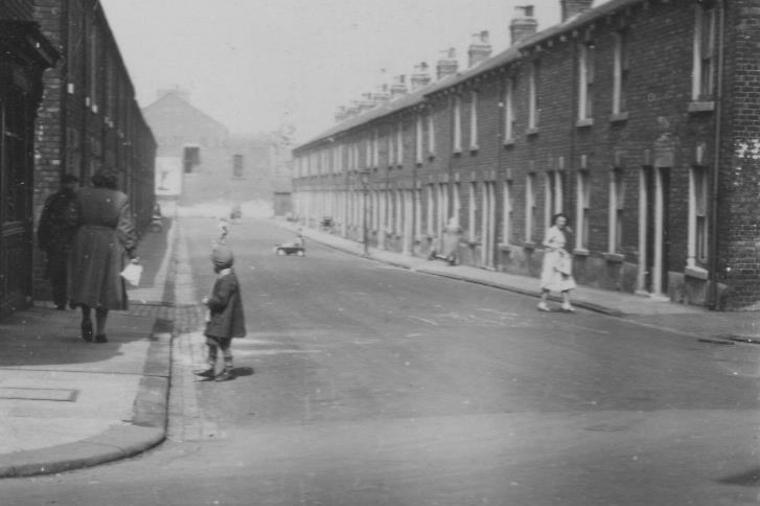 Gas Street, near Middleton Road, was demolished around the early 1970s. Photo: Hartlepool Library Service.